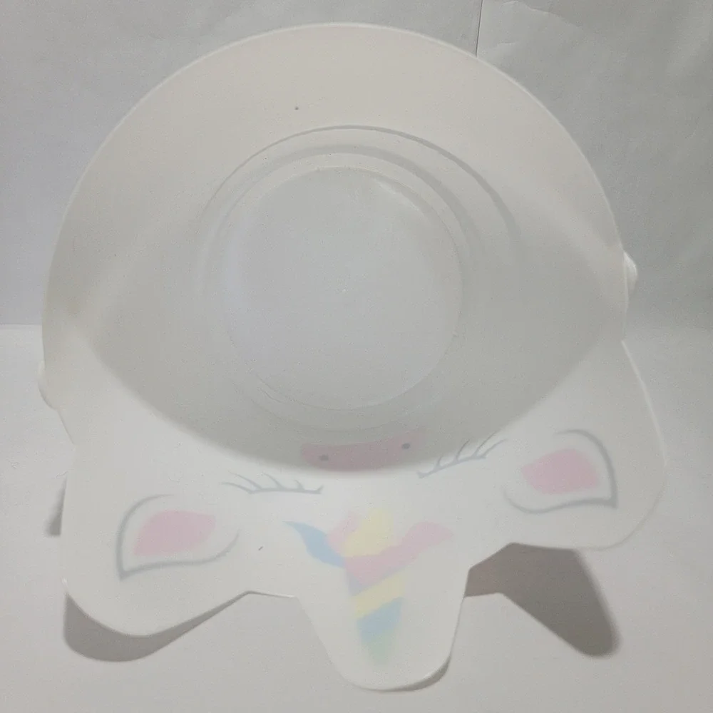 Unicorn Plastic Halloween Trick or Treat Bucket Easter Pail with Handle set of 6